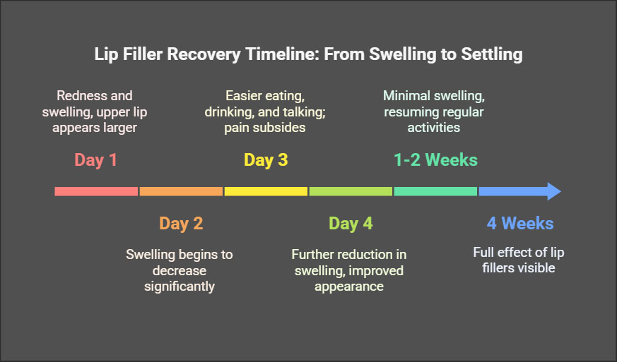 Lip Filler Recovery Timeline